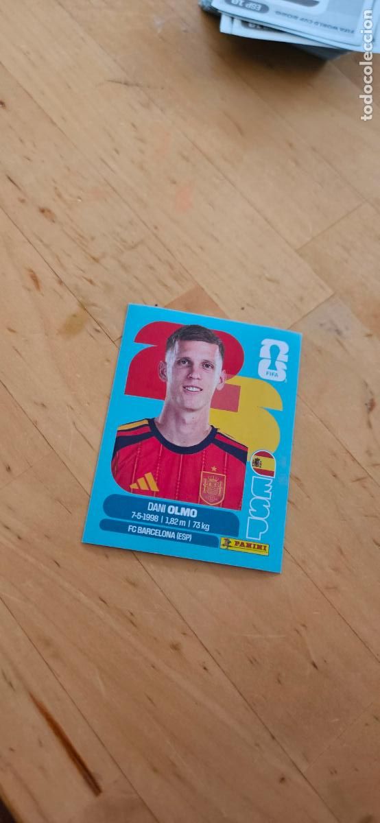 Football Stickers: espa&ntilde;a Dani Olmo fifa world cup 2026 mundial 26 eeuu, canada mexico sin pegar trading card