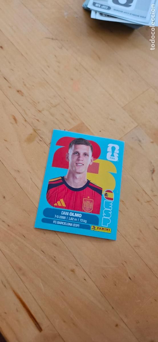 Football Stickers: espa&ntilde;a Dani Olmo fifa world cup 2026 mundial 26 eeuu, canada mexico sin pegar trading card