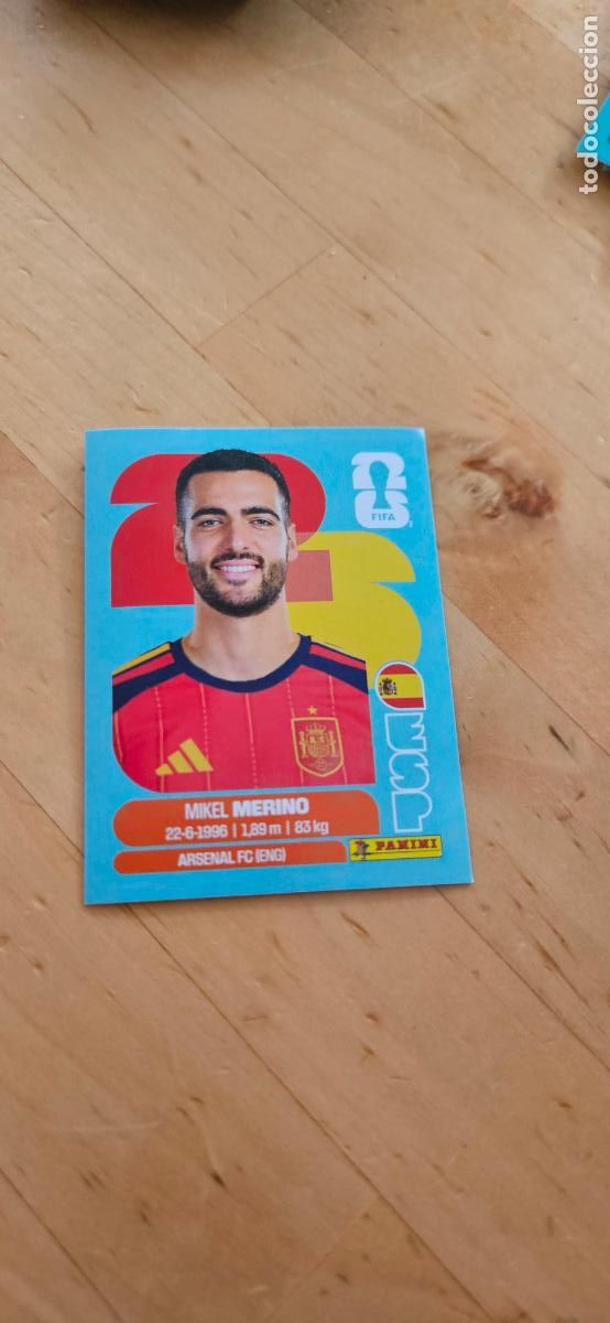Football Stickers: espa&ntilde;a Mikel Merino fifa world cup 2026 mundial 26 eeuu, canada mexico sin pegar trading card