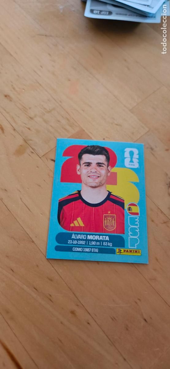 Football Stickers: espa&ntilde;a Morata fifa world cup 2026 mundial 26 eeuu, canada mexico sin pegar trading card