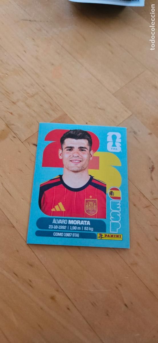 Football Stickers: espa&ntilde;a Morata fifa world cup 2026 mundial 26 eeuu, canada mexico sin pegar trading card