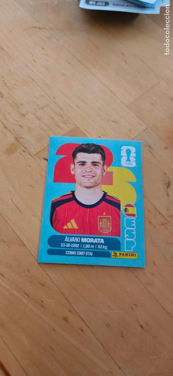 Football Stickers: espa&ntilde;a Morata fifa world cup 2026 mundial 26 eeuu, canada mexico sin pegar trading card