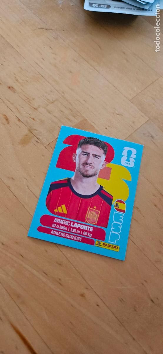 Football Stickers: espa&ntilde;a Laporte fifa world cup 2026 mundial 26 eeuu, canada mexico sin pegar trading card