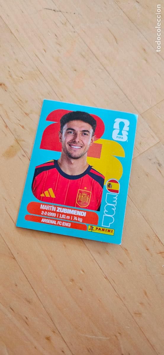 Football Stickers: espa&ntilde;a zubimendi fifa world cup 2026 mundial 26 eeuu, canada mexico sin pegar trading card