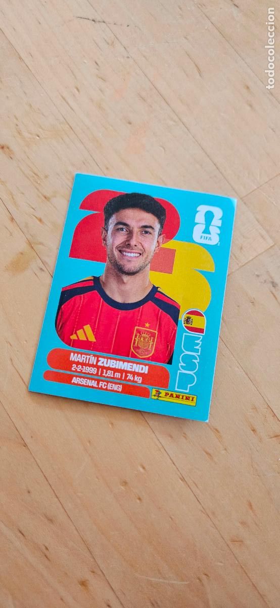 Football Stickers: espa&ntilde;a zubimendi fifa world cup 2026 mundial 26 eeuu, canada mexico sin pegar trading card