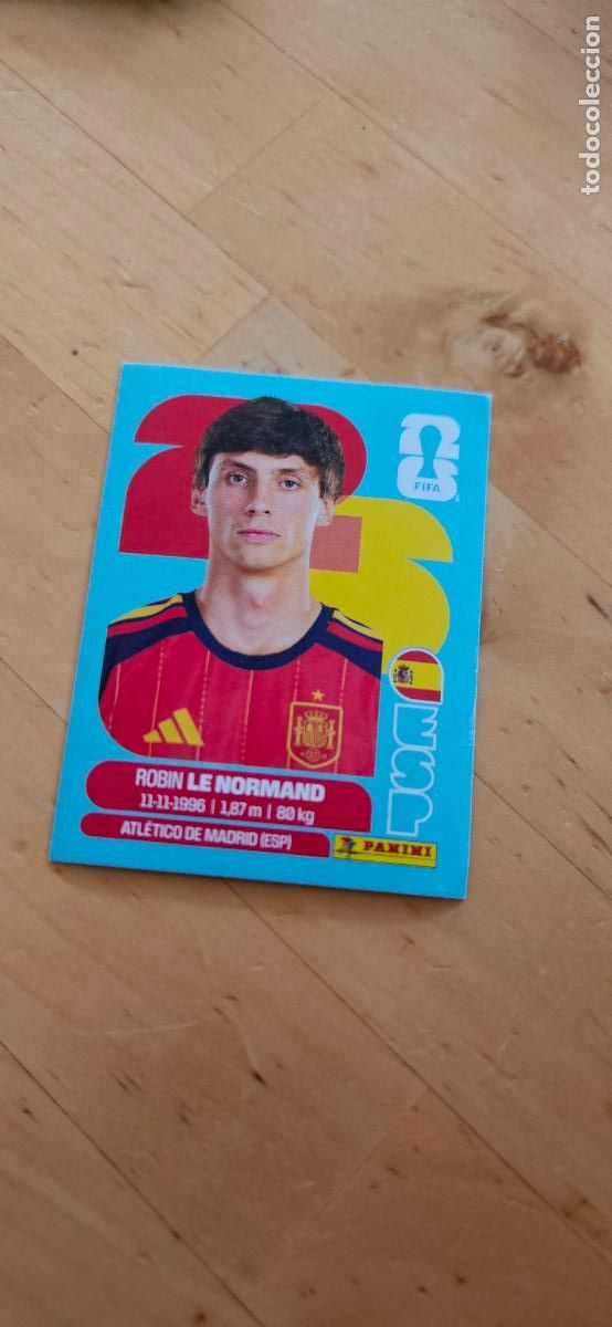 Cromos de f&uacute;tbol: espa&ntilde;a Le Normand fifa world cup 2026 mundial 26 eeuu, canada mexico sin pegar trading card