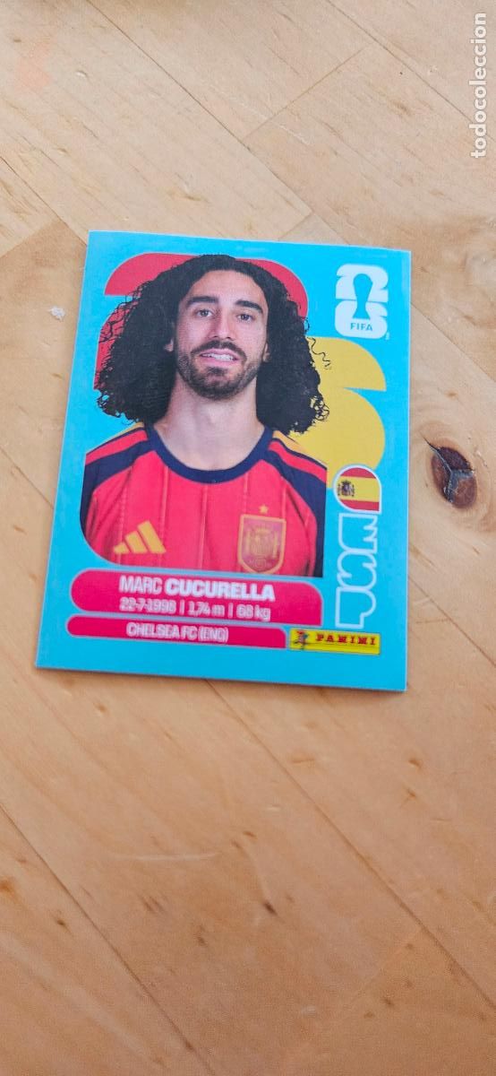 Cromos de f&uacute;tbol: espa&ntilde;a Cucurella fifa world cup 2026 mundial 26 eeuu, canada mexico sin pegar trading card