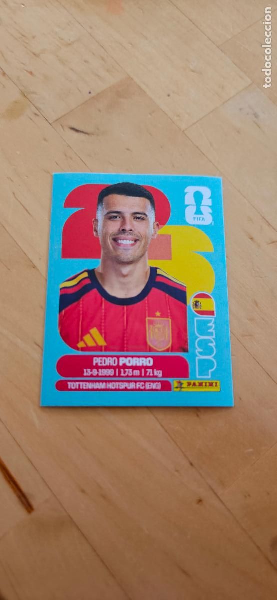 Cromos de f&uacute;tbol: espa&ntilde;a Pedro Porro fifa world cup 2026 mundial 26 eeuu, canada mexico sin pegar trading card