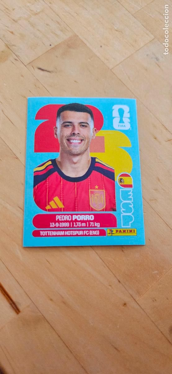 Cromos de f&uacute;tbol: espa&ntilde;a Pedro Porro fifa world cup 2026 mundial 26 eeuu, canada mexico sin pegar trading card