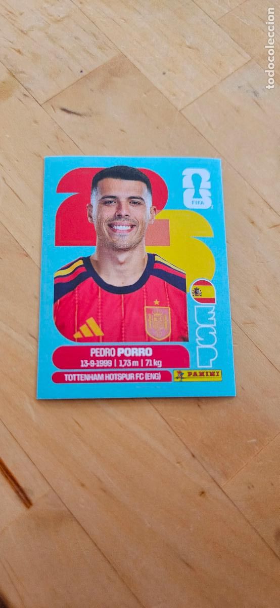Cromos de f&uacute;tbol: espa&ntilde;a Pedro Porro fifa world cup 2026 mundial 26 eeuu, canada mexico sin pegar trading card