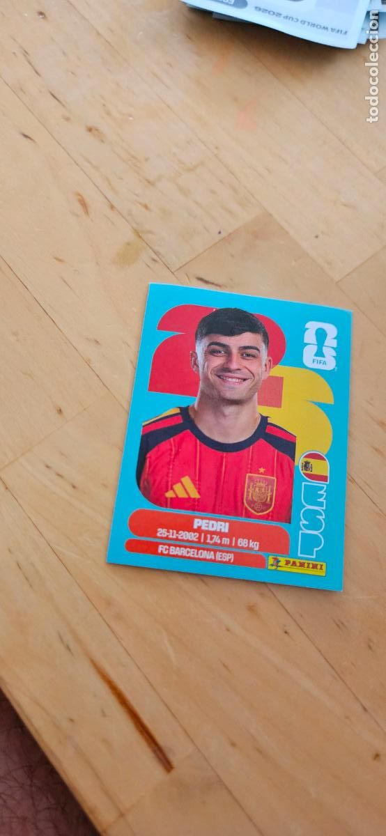 Cromos de f&uacute;tbol: espa&ntilde;a Pedri fifa world cup 2026 mundial 26 eeuu, canada mexico sin pegar trading card