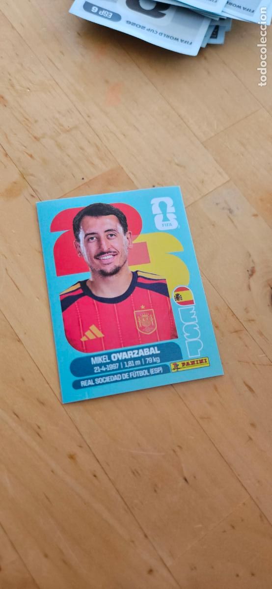 Cromos de f&uacute;tbol: espa&ntilde;a Oyarzabal fifa world cup 2026 mundial 26 eeuu, canada mexico sin pegar trading card
