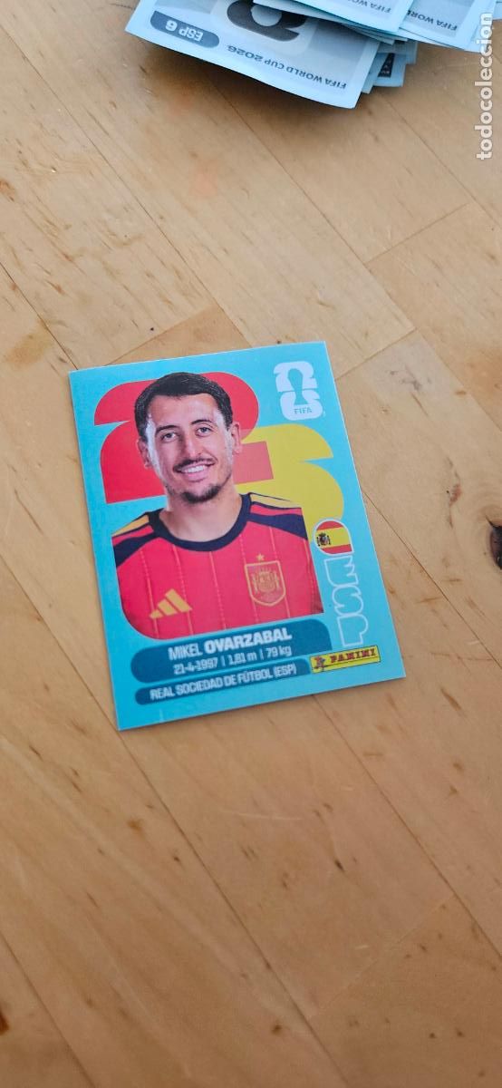 Cromos de f&uacute;tbol: espa&ntilde;a Oyarzabal fifa world cup 2026 mundial 26 eeuu, canada mexico sin pegar trading card