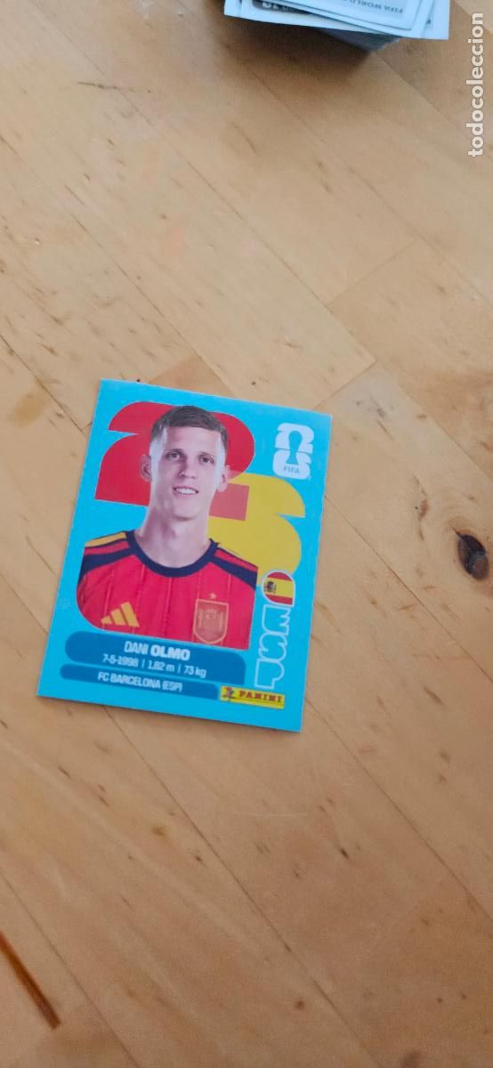 Cromos de f&uacute;tbol: espa&ntilde;a Dani Olmo fifa world cup 2026 mundial 26 eeuu, canada mexico sin pegar trading card