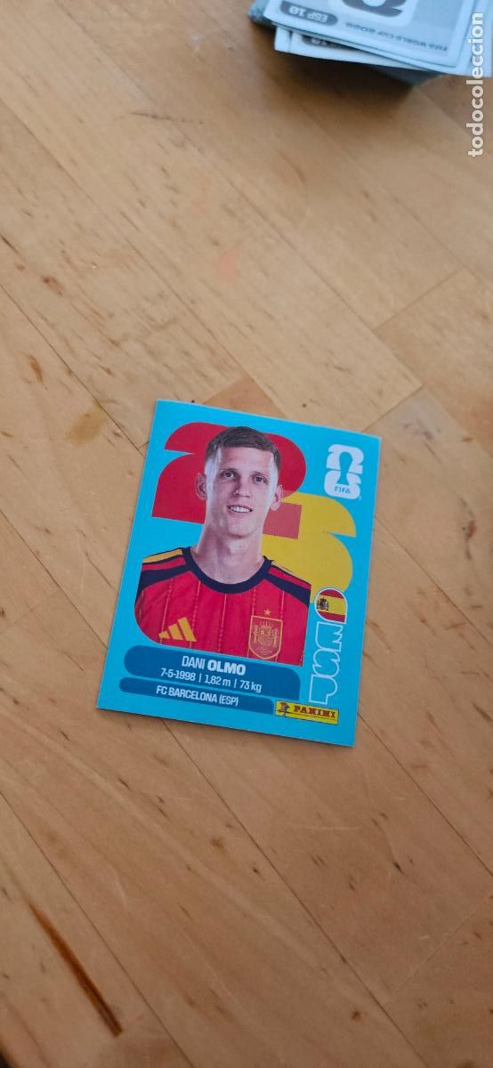 Cromos de f&uacute;tbol: espa&ntilde;a Dani Olmo fifa world cup 2026 mundial 26 eeuu, canada mexico sin pegar trading card