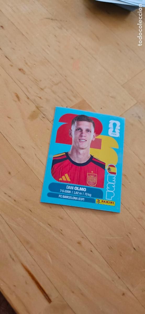 Cromos de f&uacute;tbol: espa&ntilde;a Dani Olmo fifa world cup 2026 mundial 26 eeuu, canada mexico sin pegar trading card