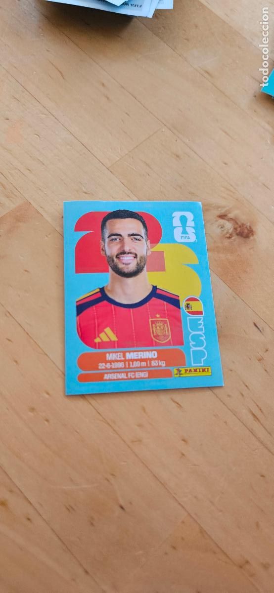 Cromos de f&uacute;tbol: espa&ntilde;a Mikel Merino fifa world cup 2026 mundial 26 eeuu, canada mexico sin pegar trading card
