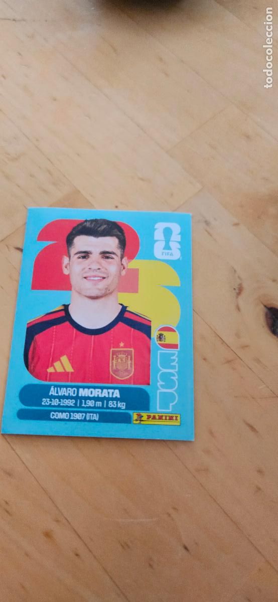 Cromos de f&uacute;tbol: espa&ntilde;a Morata fifa world cup 2026 mundial 26 eeuu, canada mexico sin pegar trading card