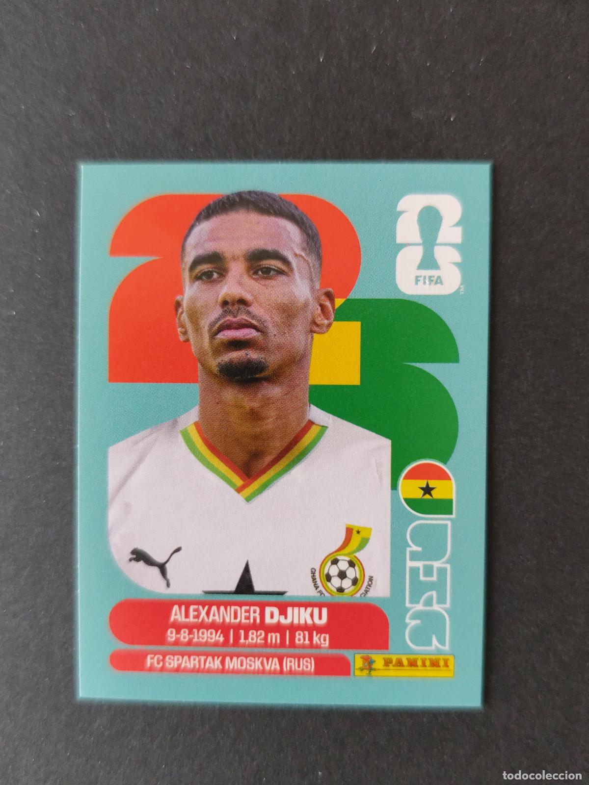 Cromos de f&uacute;tbol: GHA6 ALEXANDER DJIKU 6 GHANA MUNDIAL FIFA WORLD CUP 2026 STICKER PANINI SIN PEGAR