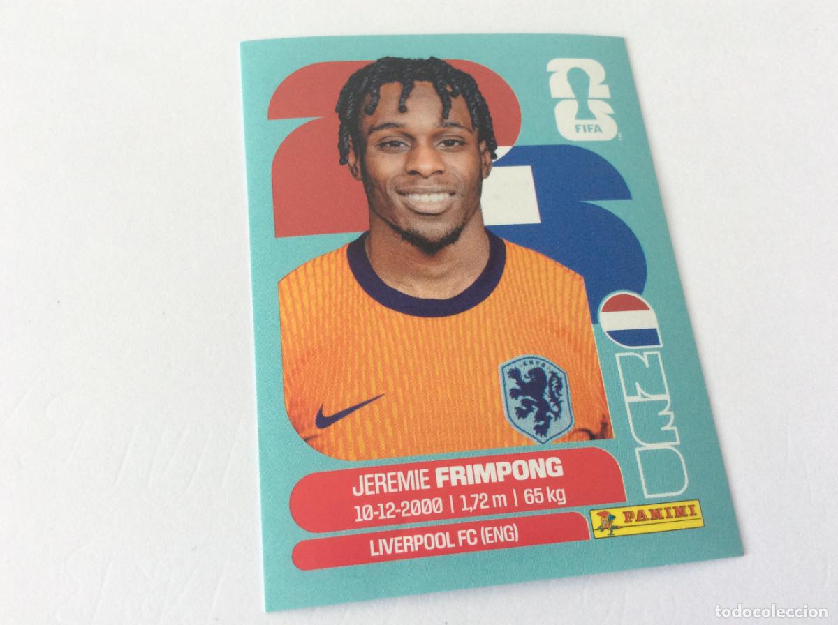 Cromos de f&uacute;tbol: NED8 NED 8 Jeremie Frimpong Holanda Sticker Cromo FIFA World Cup 2026 26 Panini Mundial