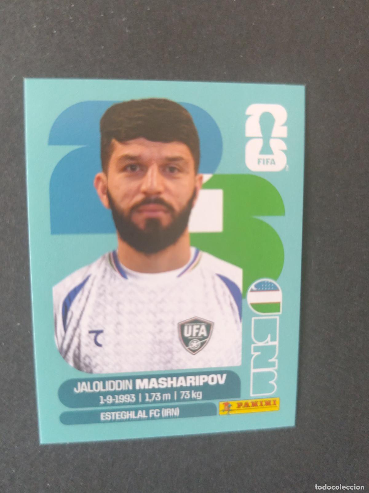 Cromos de f&uacute;tbol: UZB18 JALOLIDDIN MASHARIPOV 18 UZBEKIST&Aacute;N MUNDIAL FIFA WORLD CUP 2026 STICKER PANINI SIN PEGAR