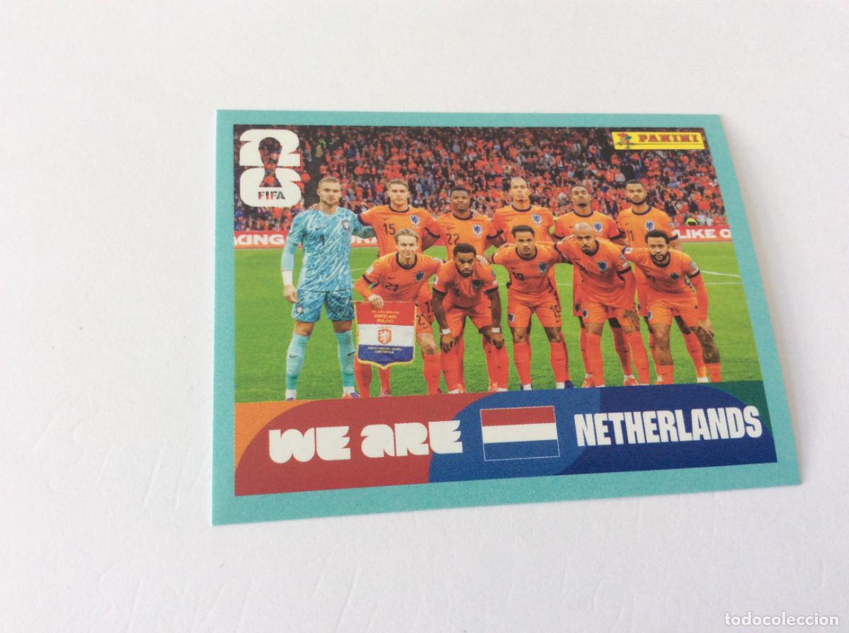 Cromos de f&uacute;tbol: NED13 NED 13 Equipo Holanda Sticker Cromo FIFA World Cup 2026 26 Panini Mundial