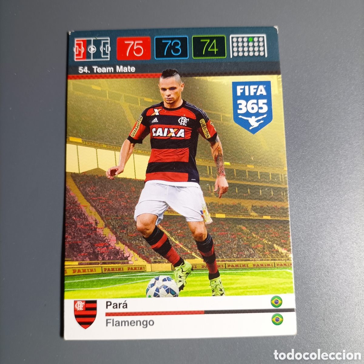 Cromos de f&uacute;tbol: CARD ADRENALYN XL FIFA 365 PANINI 2016 (FLAMENGO) №54 PARA