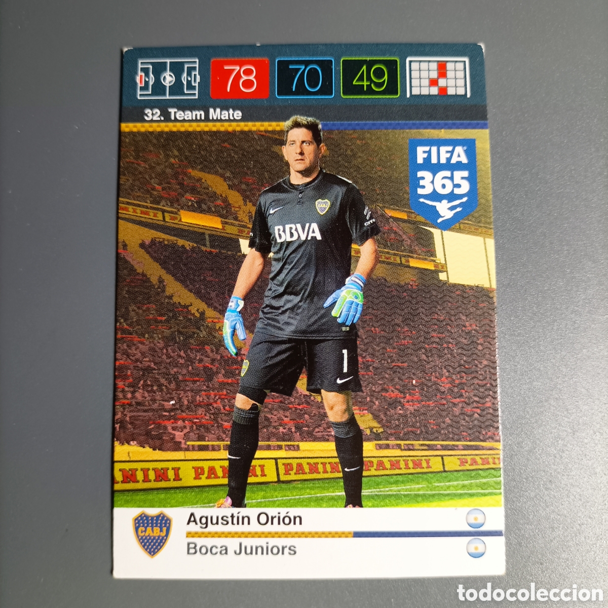 Cromos de f&uacute;tbol: CARD ADRENALYN XL FIFA 365 PANINI 2016 (BOCA JUNIORS) №32 AGUSTIN ORION