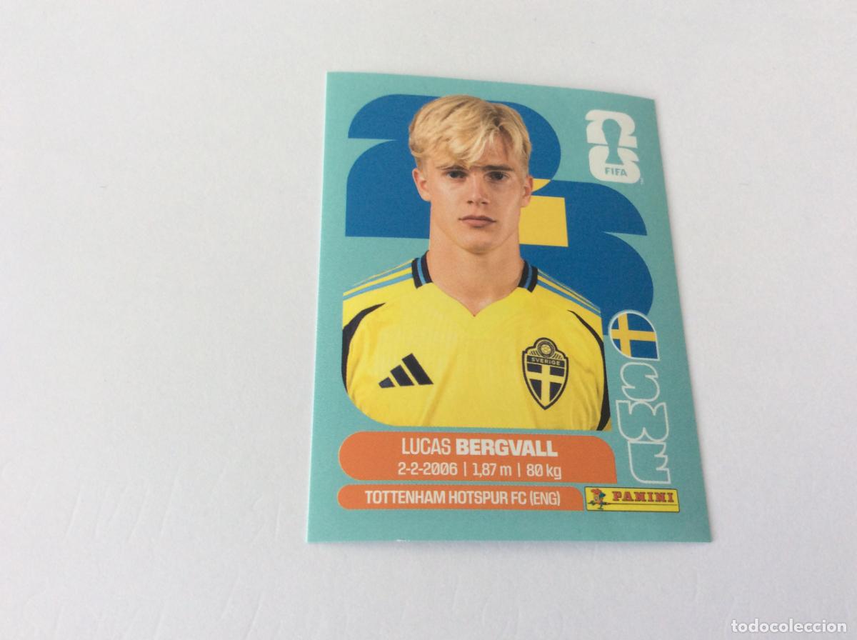 Fu&szlig;ball-Sticker: SWE8 SWE 8 Lucas Bergvall Suecia Sticker Cromo FIFA World Cup 2026 26 Panini Mundial