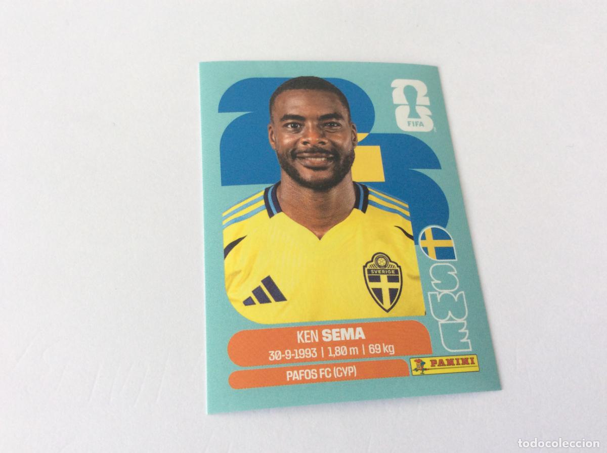 Cromos de f&uacute;tbol: SWE15 SWE 15 Ken Sema Suecia Sticker Cromo FIFA World Cup 2026 26 Panini Mundial