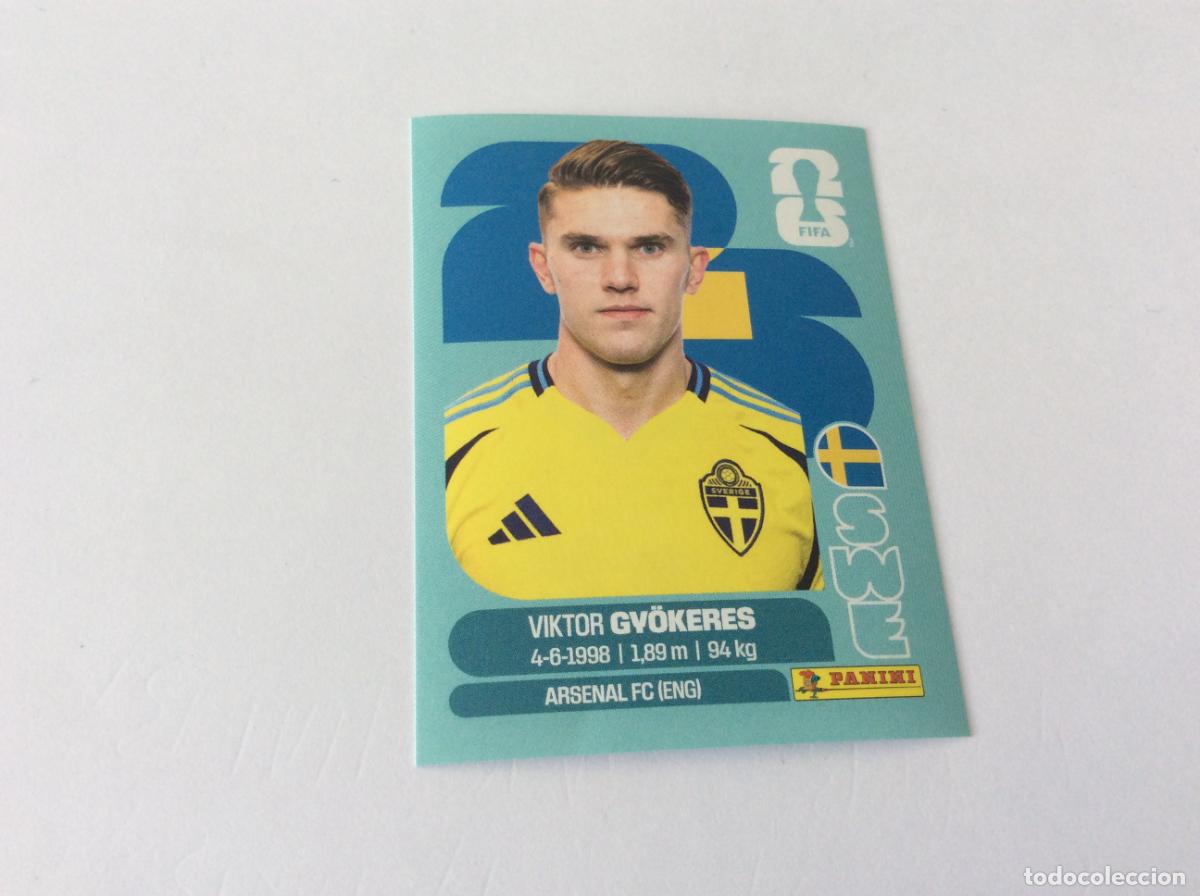 Cromos de f&uacute;tbol: SWE20 SWE 20 Viktor Gy&ouml;keres Suecia Sticker Cromo FIFA World Cup 2026 26 Panini Mundial