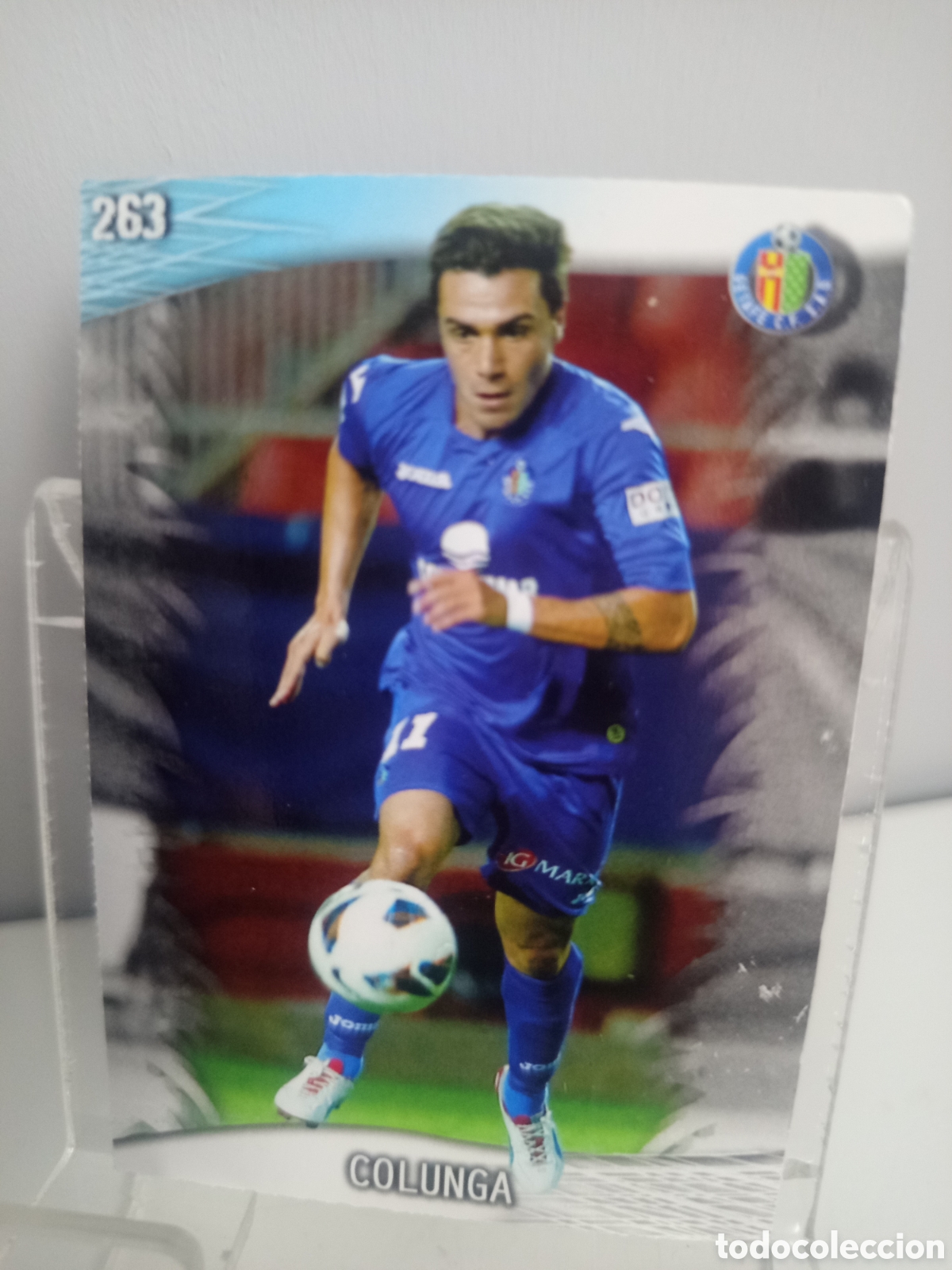 Cromos de f&uacute;tbol: ❇️ CROMO CARD ⚽ COLUNGA GETAFE 263 FICHAS LIGA QUIZ GAME 2014 13 14 2013 2014 MUNDICROMO ❇️