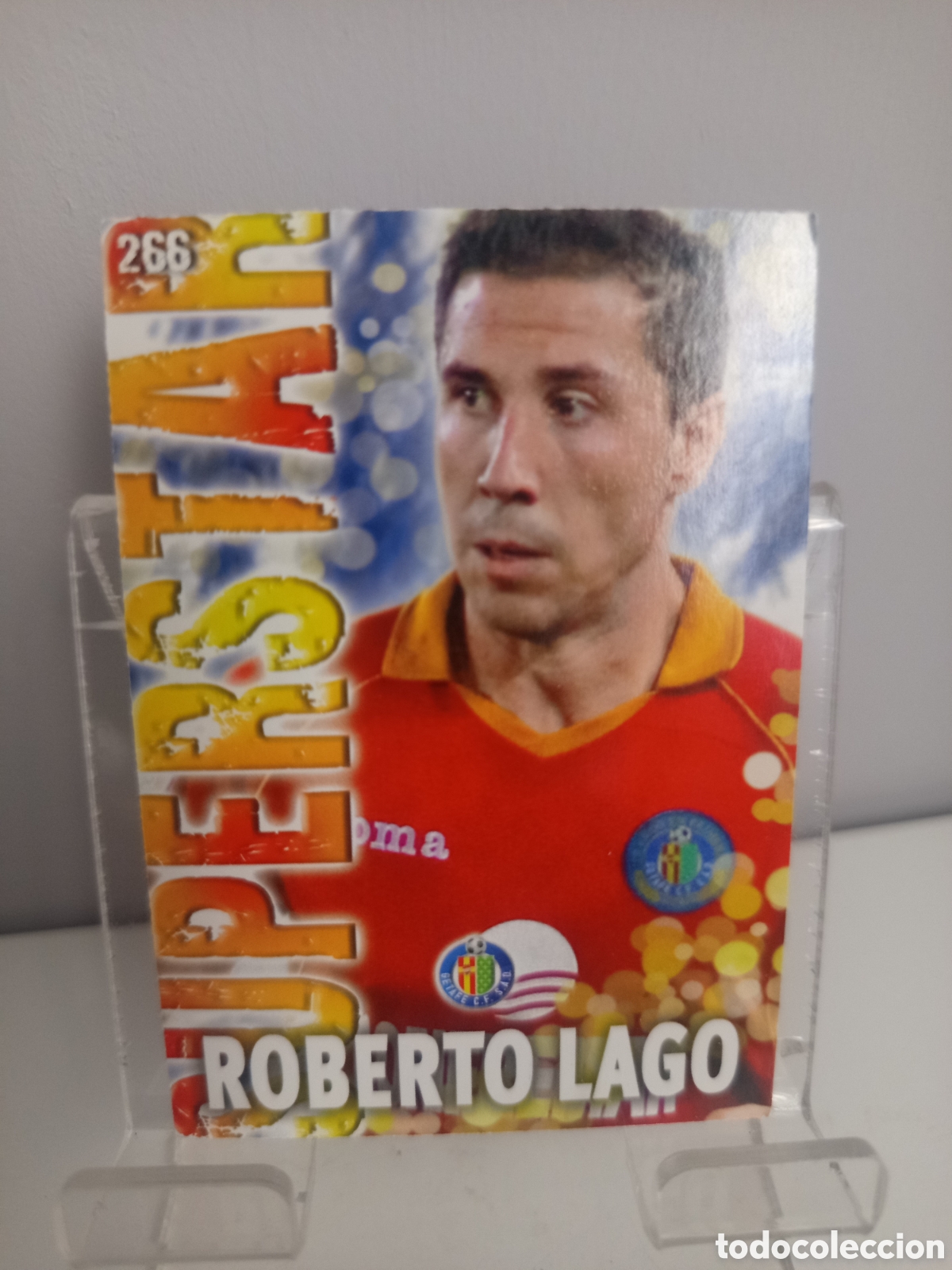 Fu&szlig;ball-Sticker: ❇️ CROMO ⚽ ROBERTO LAGO GETAFE 266 SUPERSTAR FICHAS LIGA QUIZ GAME 13 14 2013 2014 MUNDICROMO ❇️