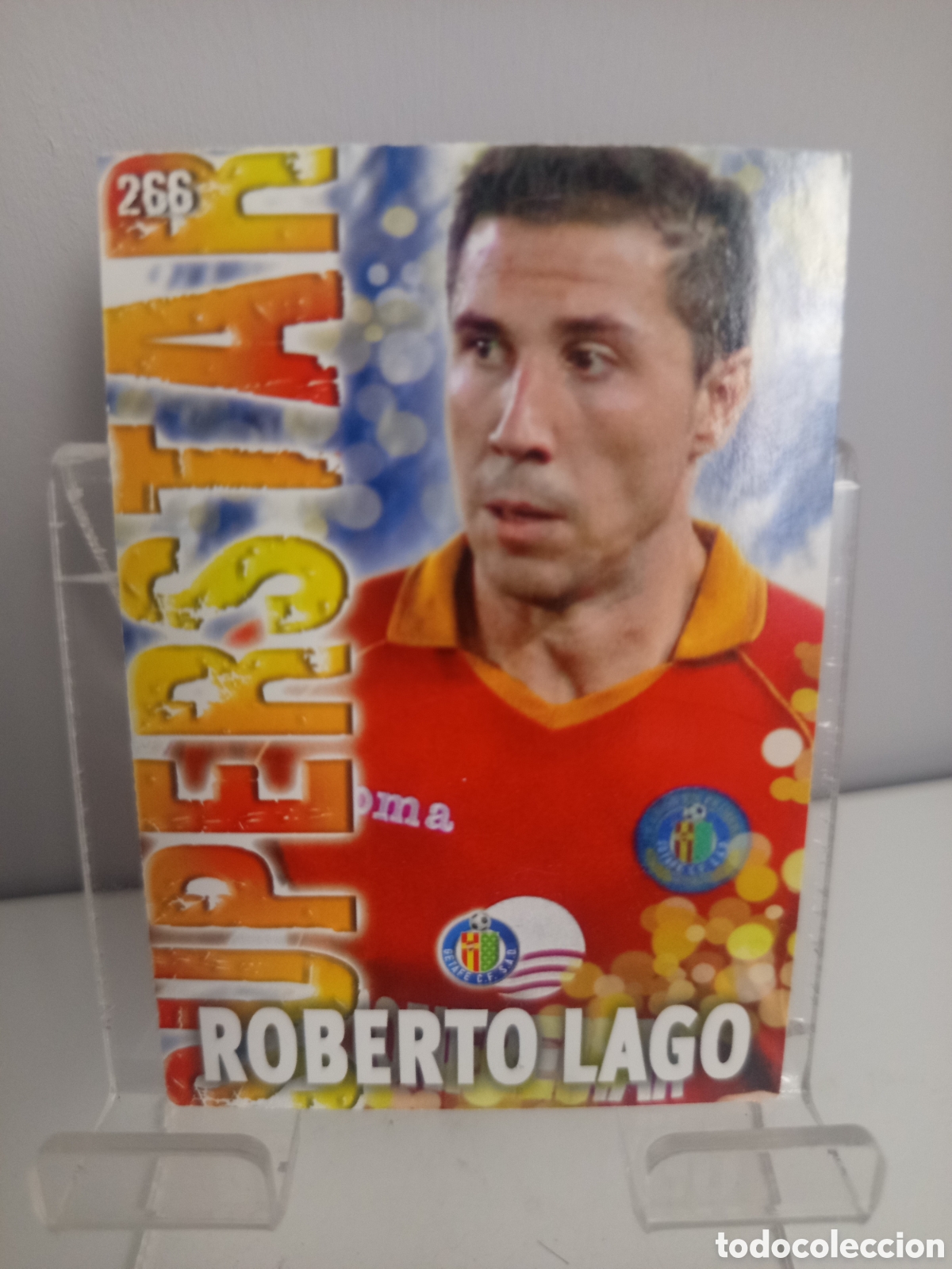 Fu&szlig;ball-Sticker: ❇️ CROMO ⚽ ROBERTO LAGO GETAFE 266 SUPERSTAR FICHAS LIGA QUIZ GAME 13 14 2013 2014 MUNDICROMO ❇️