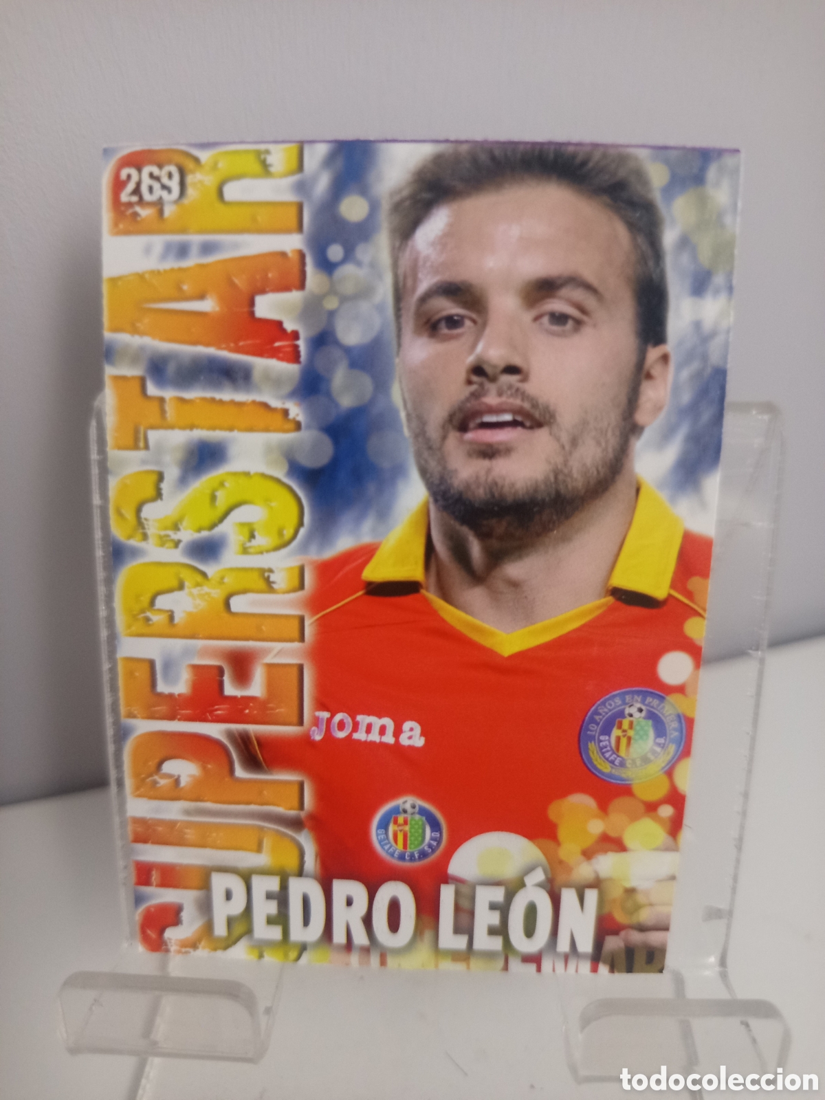 Fu&szlig;ball-Sticker: ❇️ CROMO ⚽ PEDRO LE&Oacute;N GETAFE 269 SUPERSTAR FICHAS LIGA QUIZ GAME 2014 13 14 2013 2014 MUNDICROMO ❇️