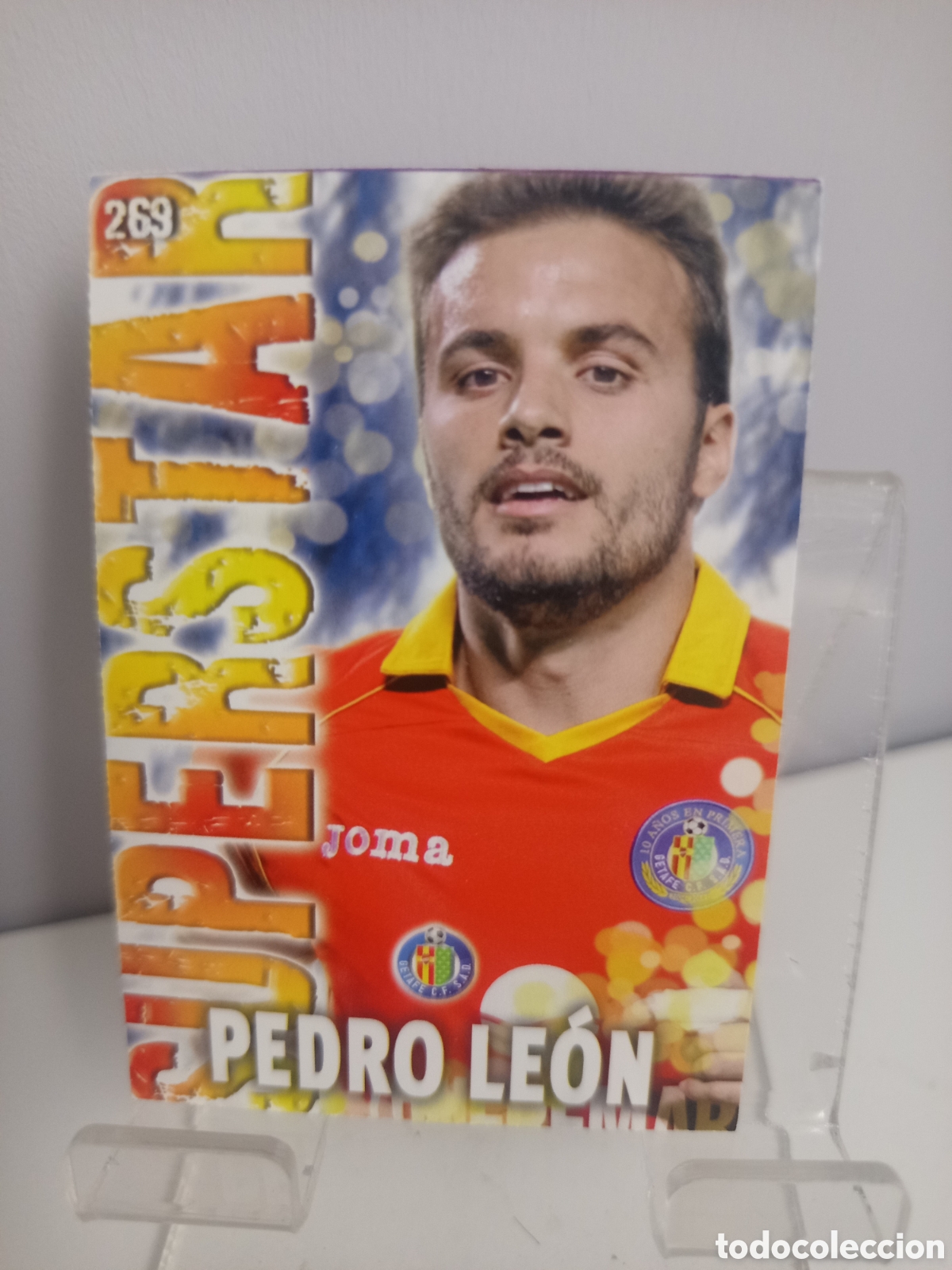 Fu&szlig;ball-Sticker: ❇️ CROMO ⚽ PEDRO LE&Oacute;N GETAFE 269 SUPERSTAR FICHAS LIGA QUIZ GAME 2014 13 14 2013 2014 MUNDICROMO ❇️
