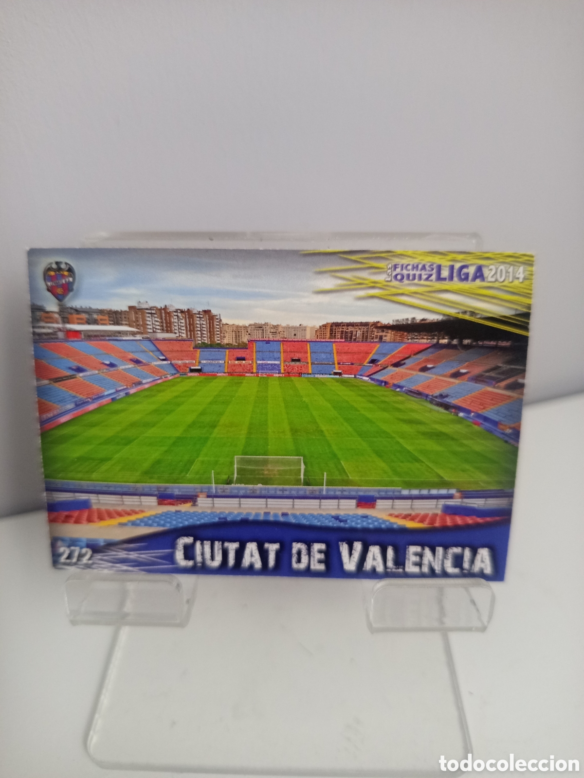 Fu&szlig;ball-Sticker: ❇️ CROMO ⚽ ESTADIO CIUTAD VALENCIA LEVANTE 272 FICHAS LIGA QUIZ GAME 13 14 2013 2014 MUNDICROMO ❇️