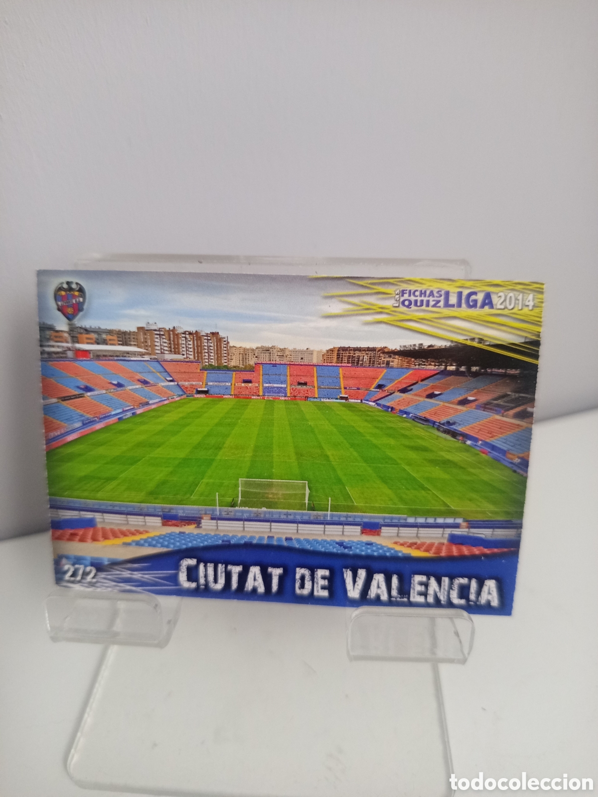 Fu&szlig;ball-Sticker: ❇️ CROMO ⚽ ESTADIO CIUTAD VALENCIA LEVANTE 272 FICHAS LIGA QUIZ GAME 13 14 2013 2014 MUNDICROMO ❇️