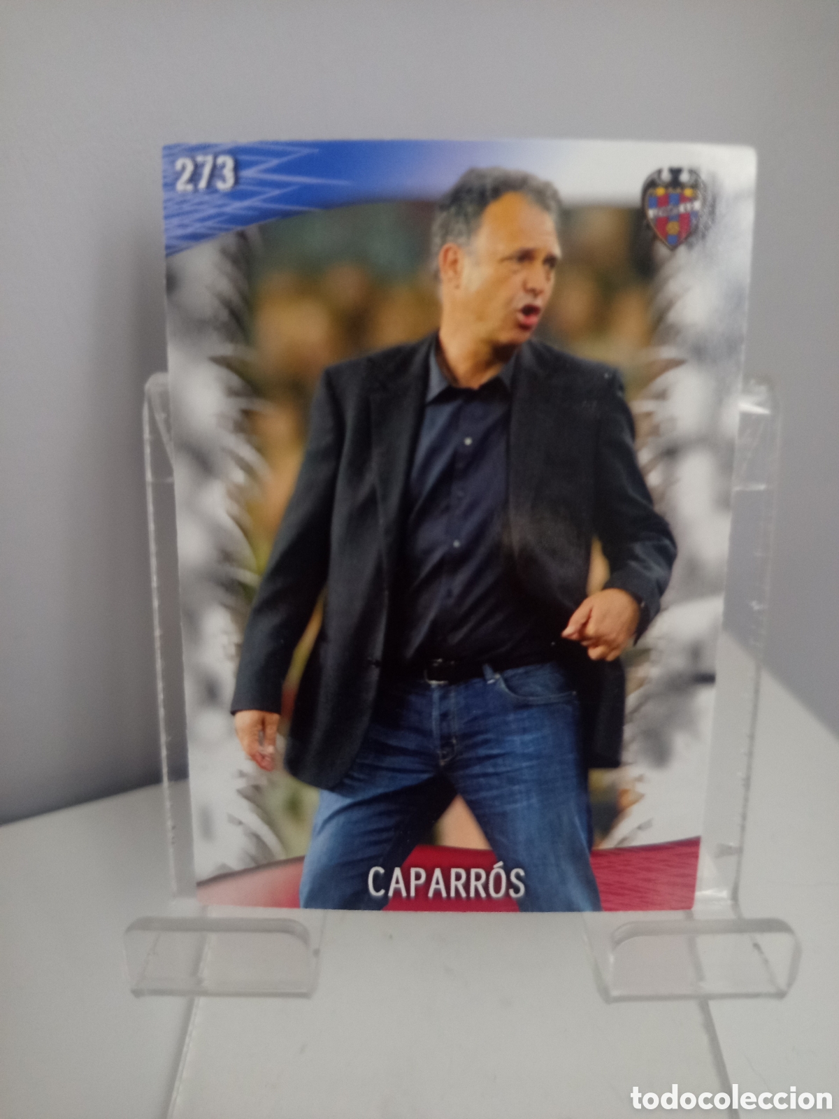 Fu&szlig;ball-Sticker: ❇️ CROMO CARD ⚽ CAPARR&Oacute;S LEVANTE 273 FICHAS LIGA QUIZ GAME 2014 13 14 2013 2014 MUNDICROMO ❇️