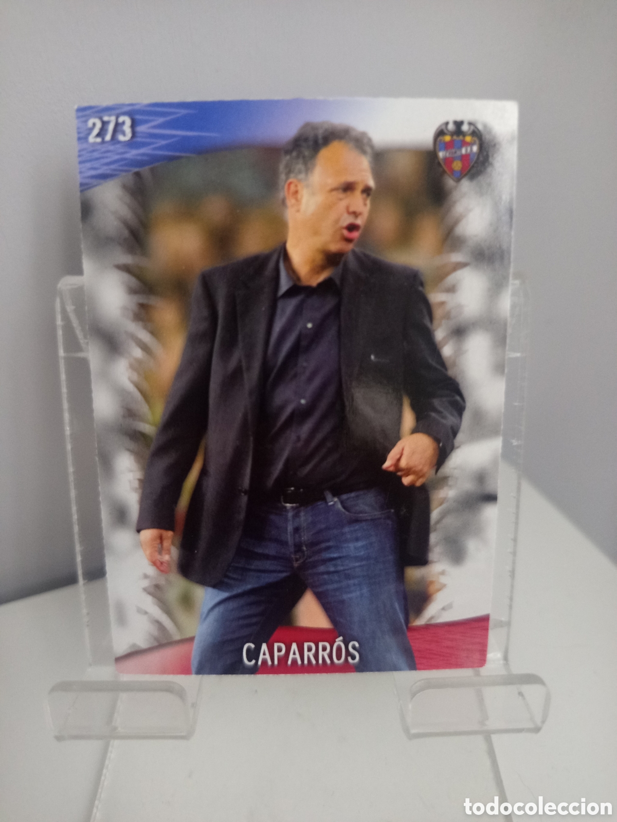 Fu&szlig;ball-Sticker: ❇️ CROMO CARD ⚽ CAPARR&Oacute;S LEVANTE 273 FICHAS LIGA QUIZ GAME 2014 13 14 2013 2014 MUNDICROMO ❇️
