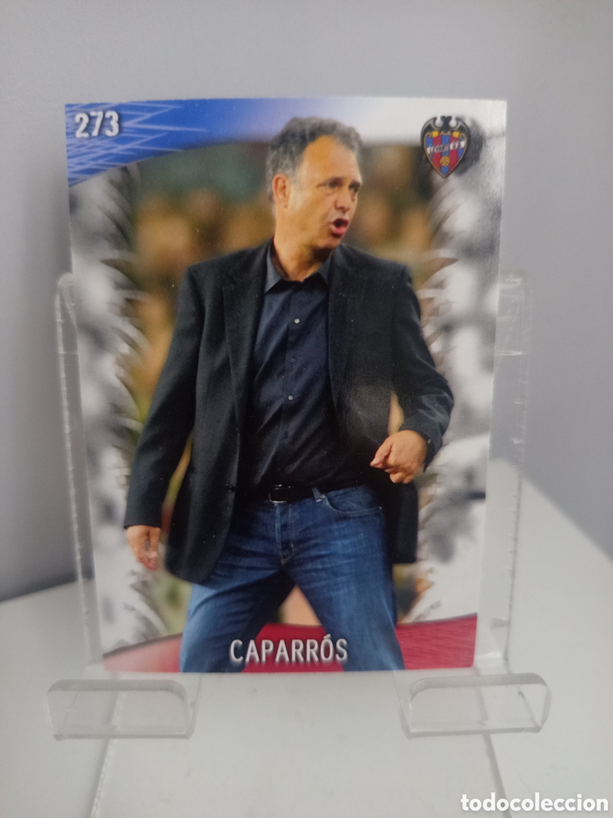 Cromos de f&uacute;tbol: ❇️ CROMO CARD ⚽ CAPARR&Oacute;S LEVANTE 273 FICHAS LIGA QUIZ GAME 2014 13 14 2013 2014 MUNDICROMO ❇️