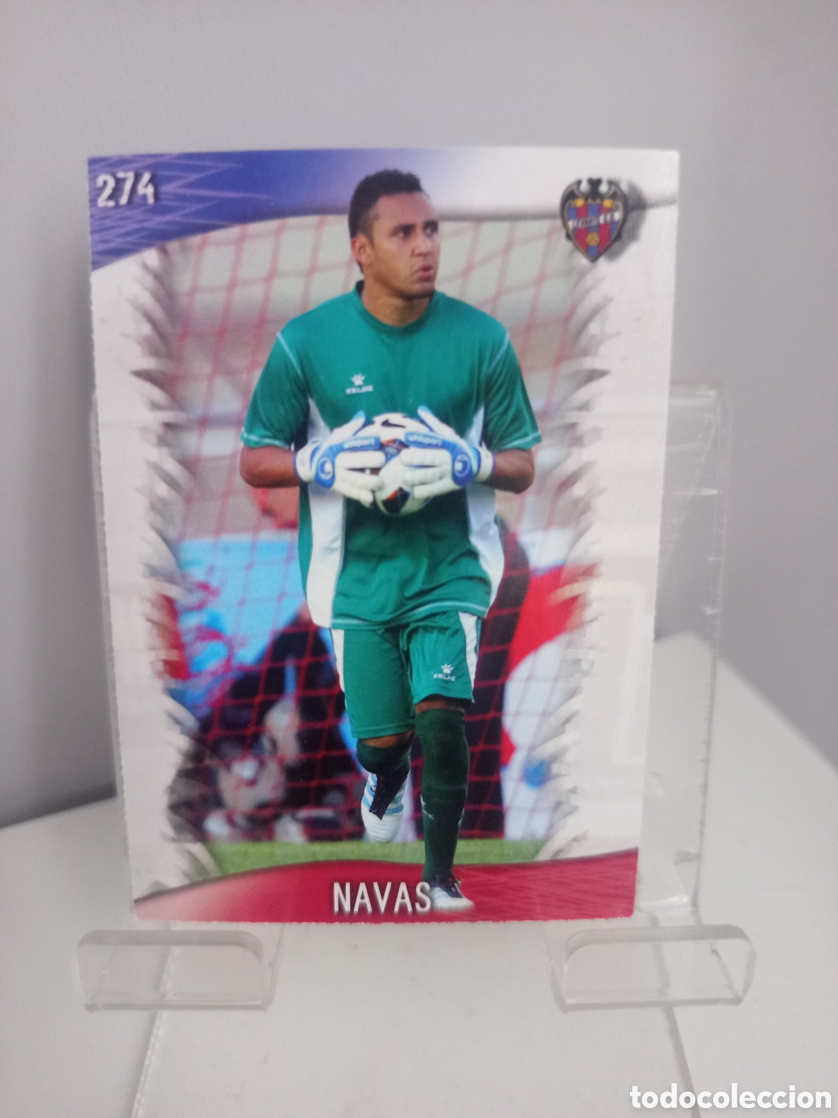 Cromos de f&uacute;tbol: ❇️ CROMO CARD ⚽ NAVAS LEVANTE 274 FICHAS LIGA QUIZ GAME 2014 13 14 2013 2014 MUNDICROMO ❇️