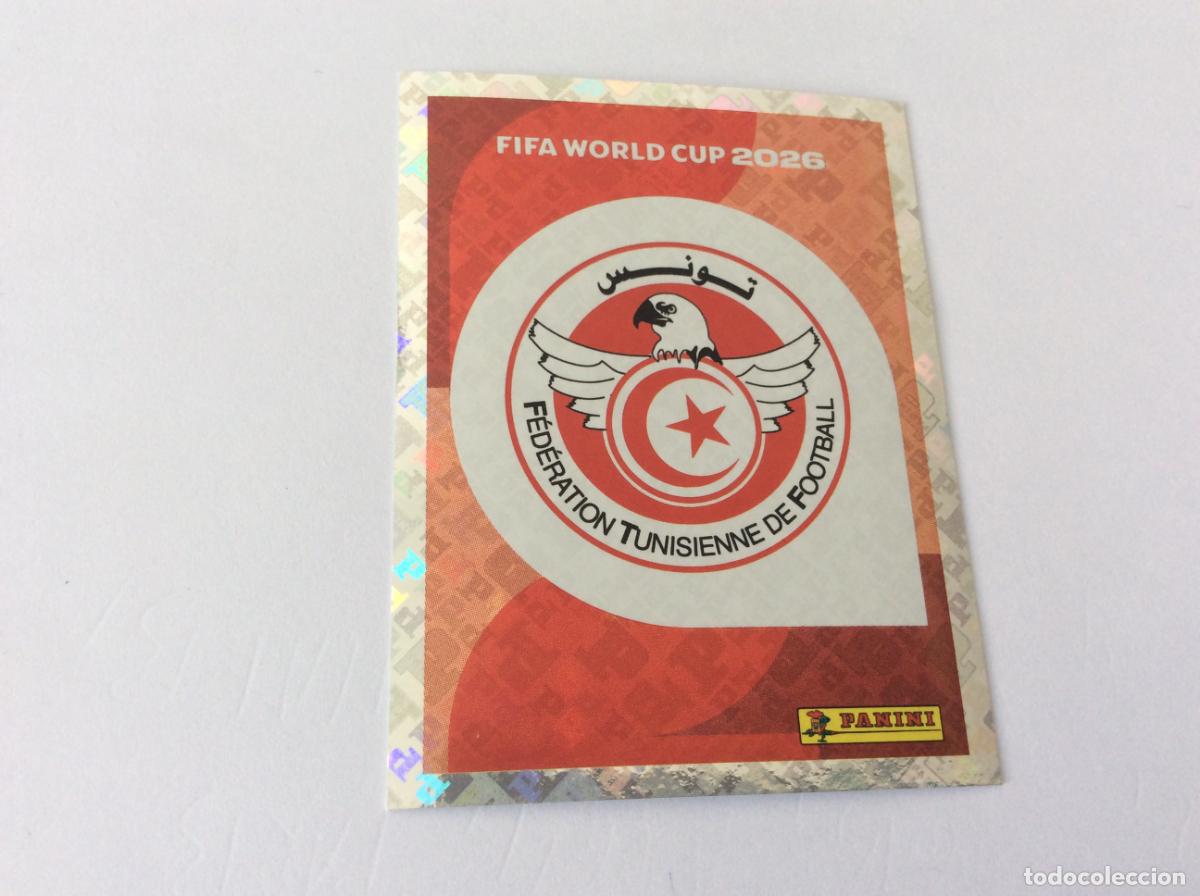 Cromos de f&uacute;tbol: TUN1 TUN 1 Escudo T&uacute;nez Sticker Cromo FIFA World Cup 2026 26 Panini Mundial