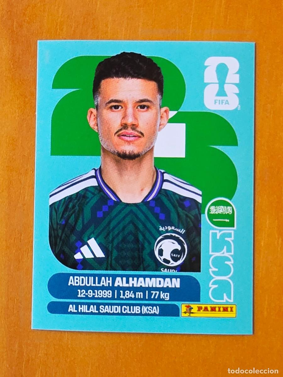 Cromos de f&uacute;tbol: KSA 20 Abdullah Alhamdan, Arabia Saud&iacute;, Panini FIFA World Cup Mundial 2026 Sticker