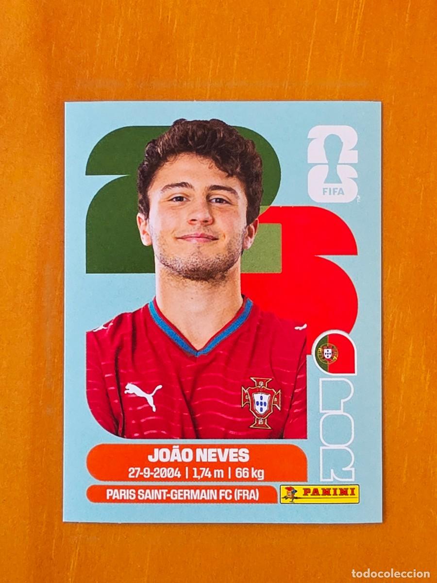Cromos de f&uacute;tbol: POR 14 Jo&atilde;o Neves, Portugal, Panini FIFA World Cup Mundial 2026 Sticker