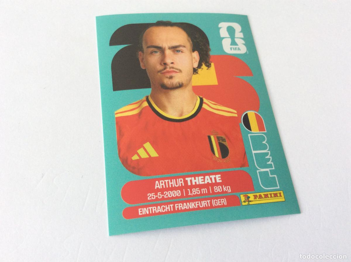 Cromos de f&uacute;tbol: BEL3 BEL 3 Arthur Theate B&eacute;lgica Sticker Cromo FIFA World Cup 2026 26 Panini Mundial