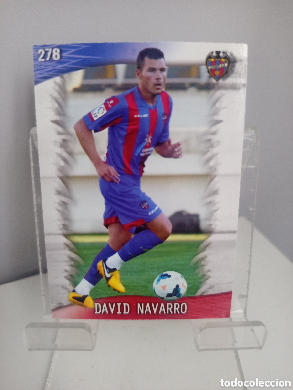 Figurine di Calcio: ❇️ CROMO CARD ⚽ DAVID NAVARRO LEVANTE 278 FICHAS LIGA QUIZ GAME 2014 13 14 2013 2014 MUNDICROMO ❇️