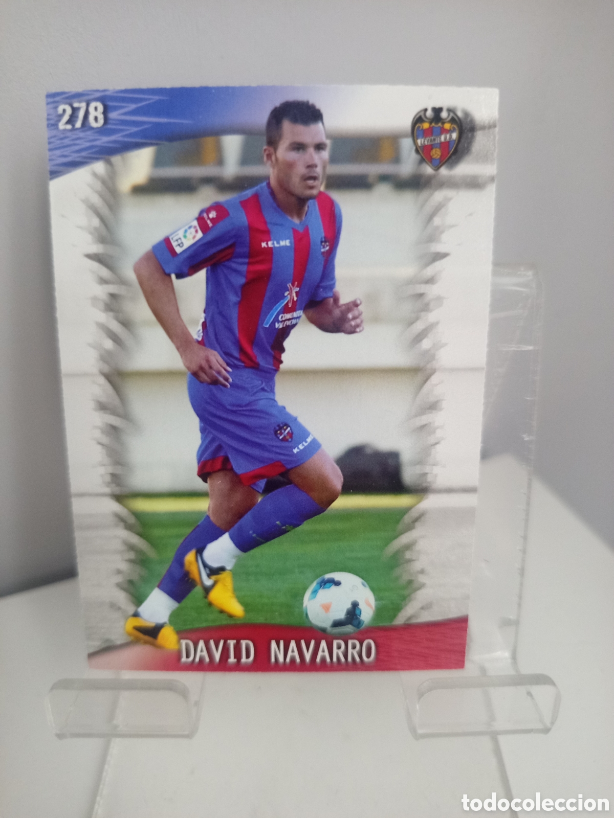 Figurine di Calcio: ❇️ CROMO CARD ⚽ DAVID NAVARRO LEVANTE 278 FICHAS LIGA QUIZ GAME 2014 13 14 2013 2014 MUNDICROMO ❇️
