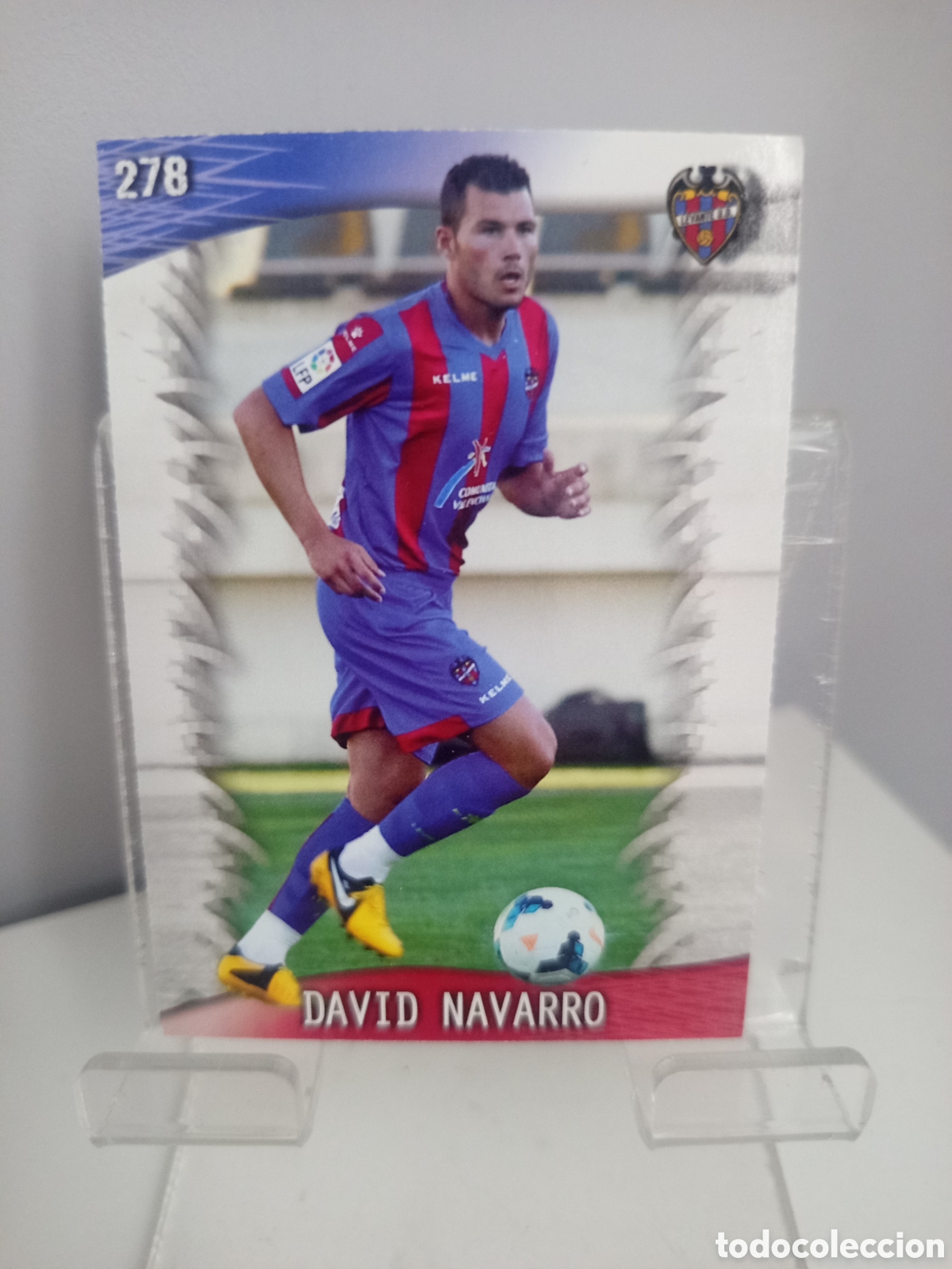 Figurine di Calcio: ❇️ CROMO CARD ⚽ DAVID NAVARRO LEVANTE 278 FICHAS LIGA QUIZ GAME 2014 13 14 2013 2014 MUNDICROMO ❇️