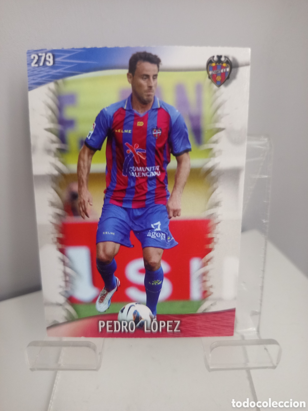 Figurine di Calcio: ❇️ CROMO CARD ⚽ PEDRO L&Oacute;PEZ LEVANTE 279 FICHAS LIGA QUIZ GAME 2014 13 14 2013 2014 MUNDICROMO ❇️